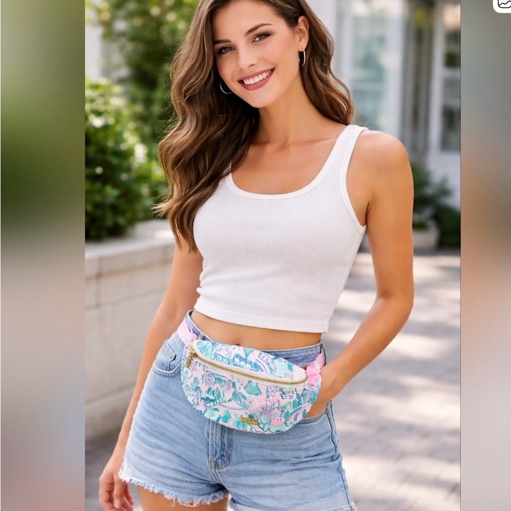 Lilly Pulitzer  Floral Fanny Pack nwot